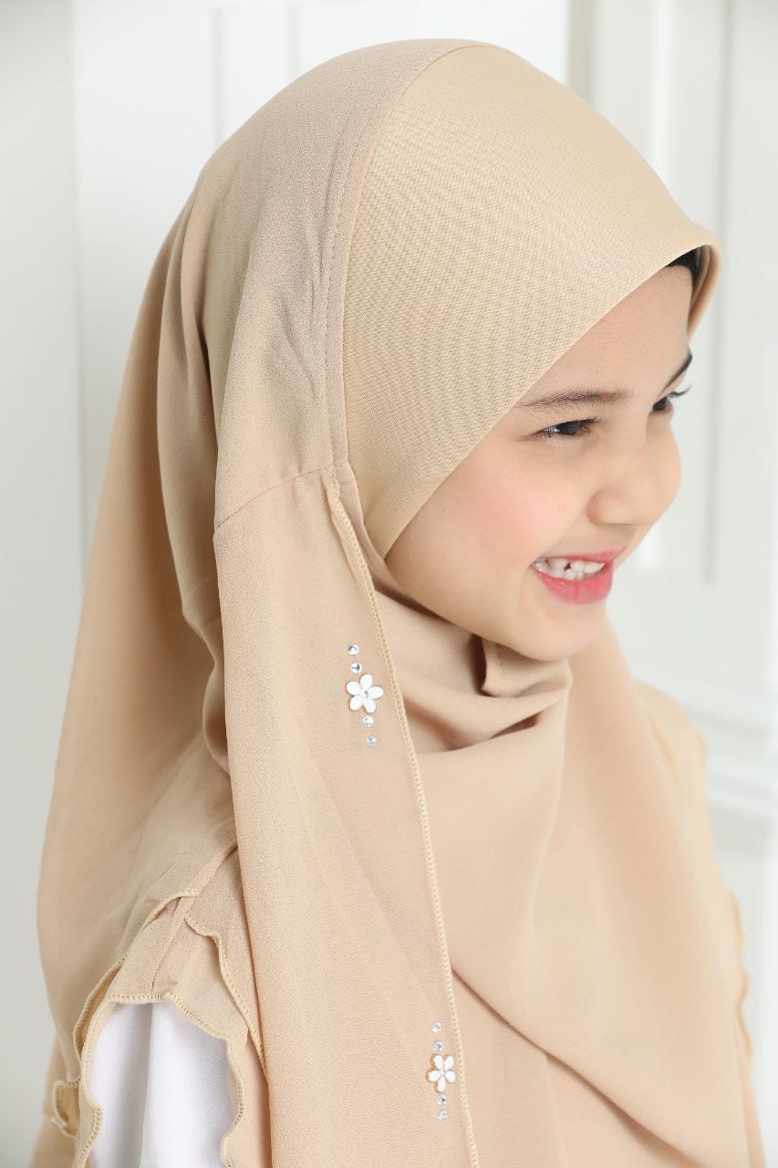 NYLA KIDS SCARF - CREAM
