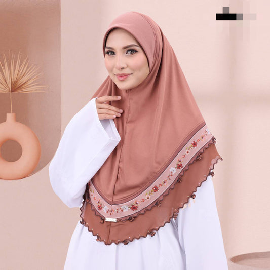 DUSTY ROSE LINA SCARF