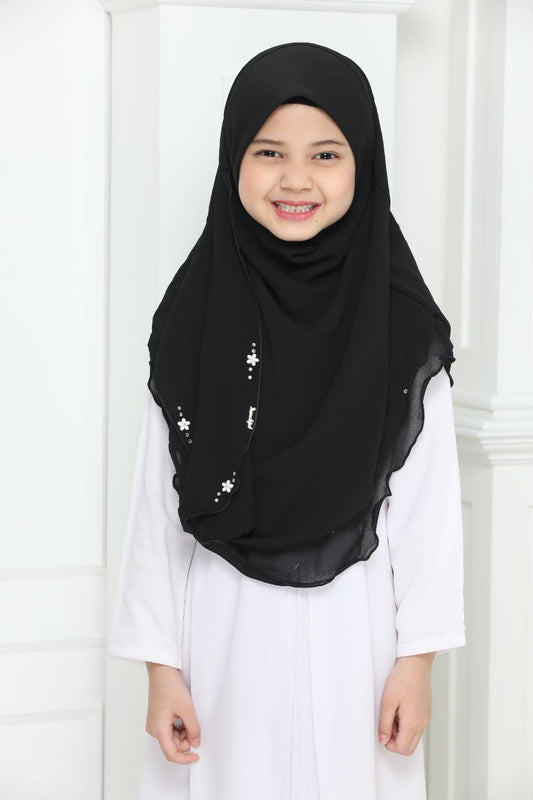 NYLA KIDS SCARF - BLACK