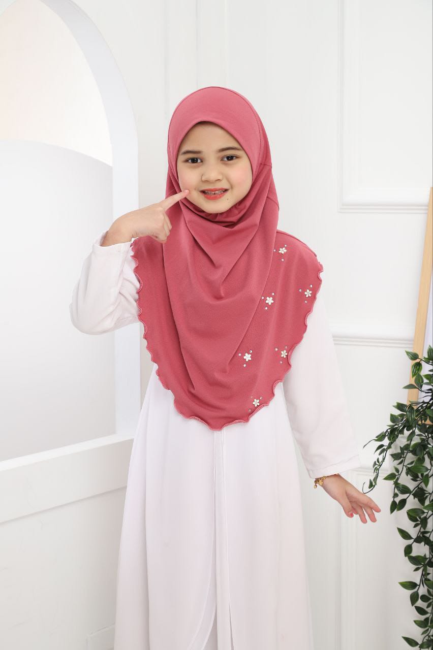 D PINK RIDA KIDS SCARF