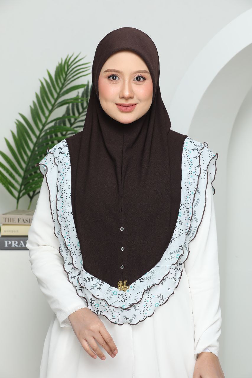BROWN LEILA SCARF
