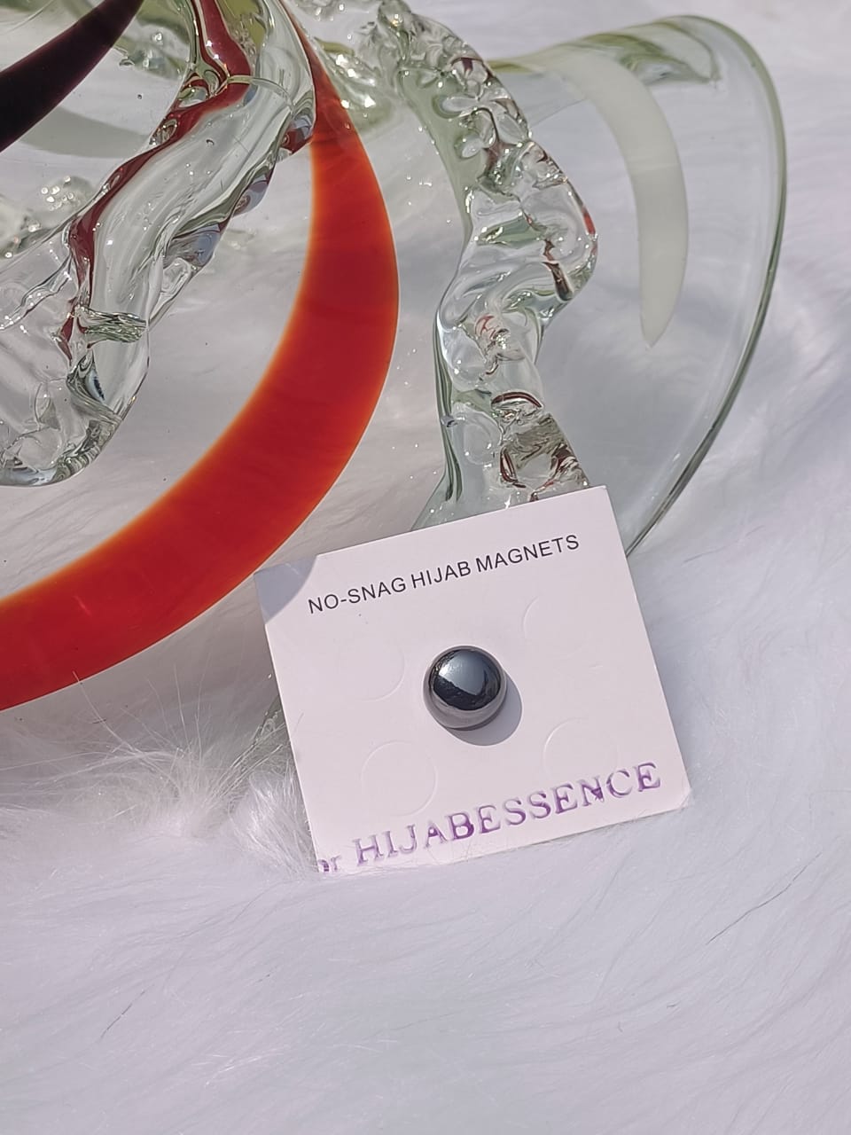 NO SNAG MAGNETIC PIN - BLACK ROUND