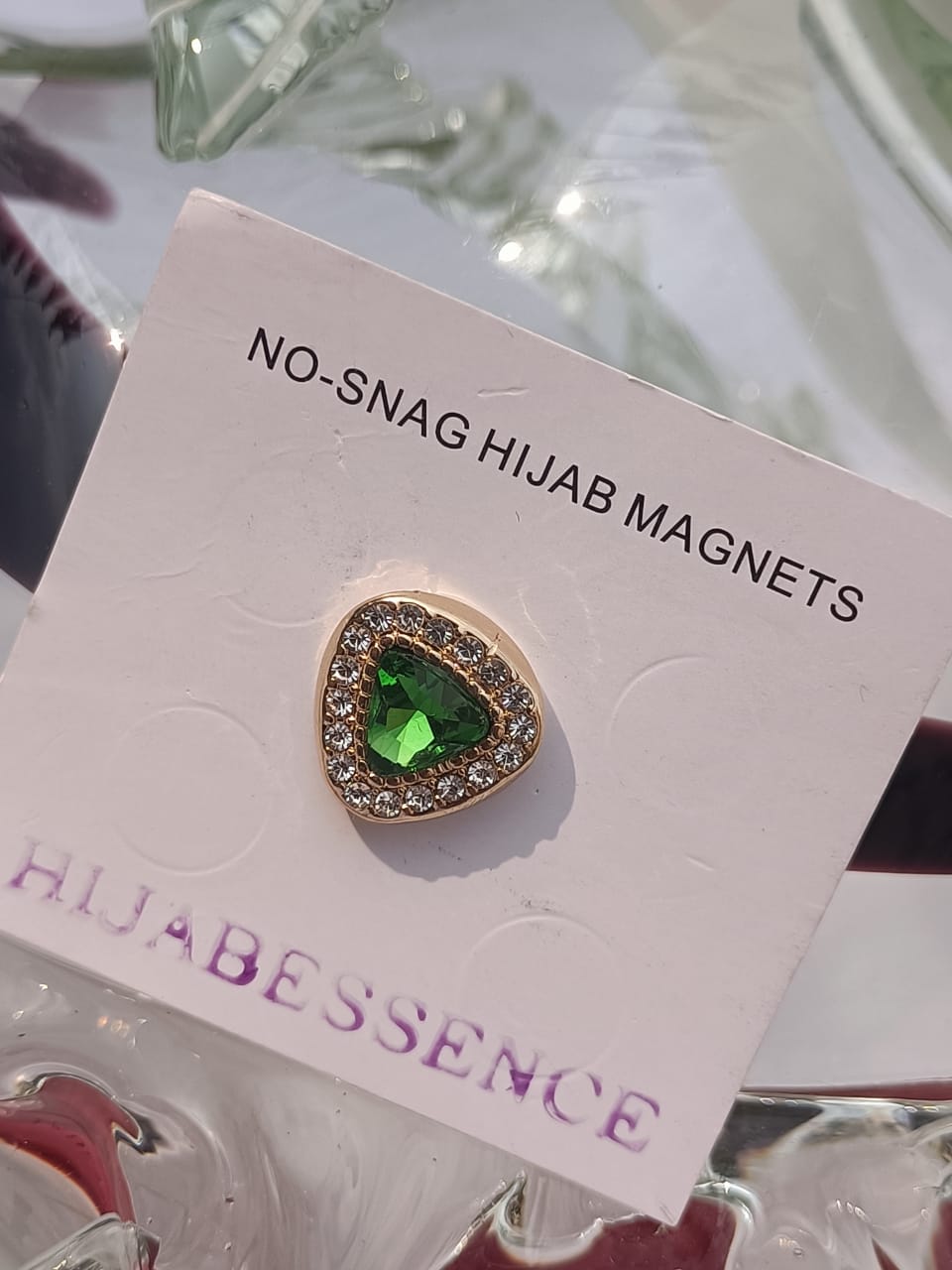 LUXE NO SNAG MAGNETIC PIN - GREEN