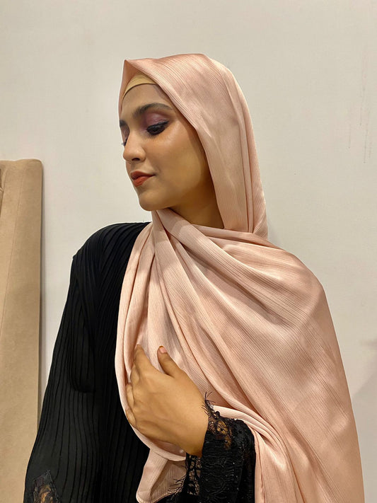 Blush Premium Crepe Satin Hijab