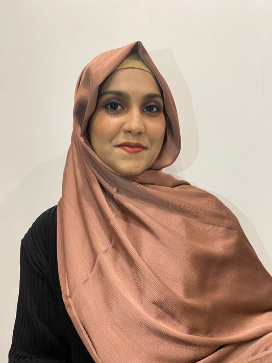Burnette Premium Crepe Satin Hijab