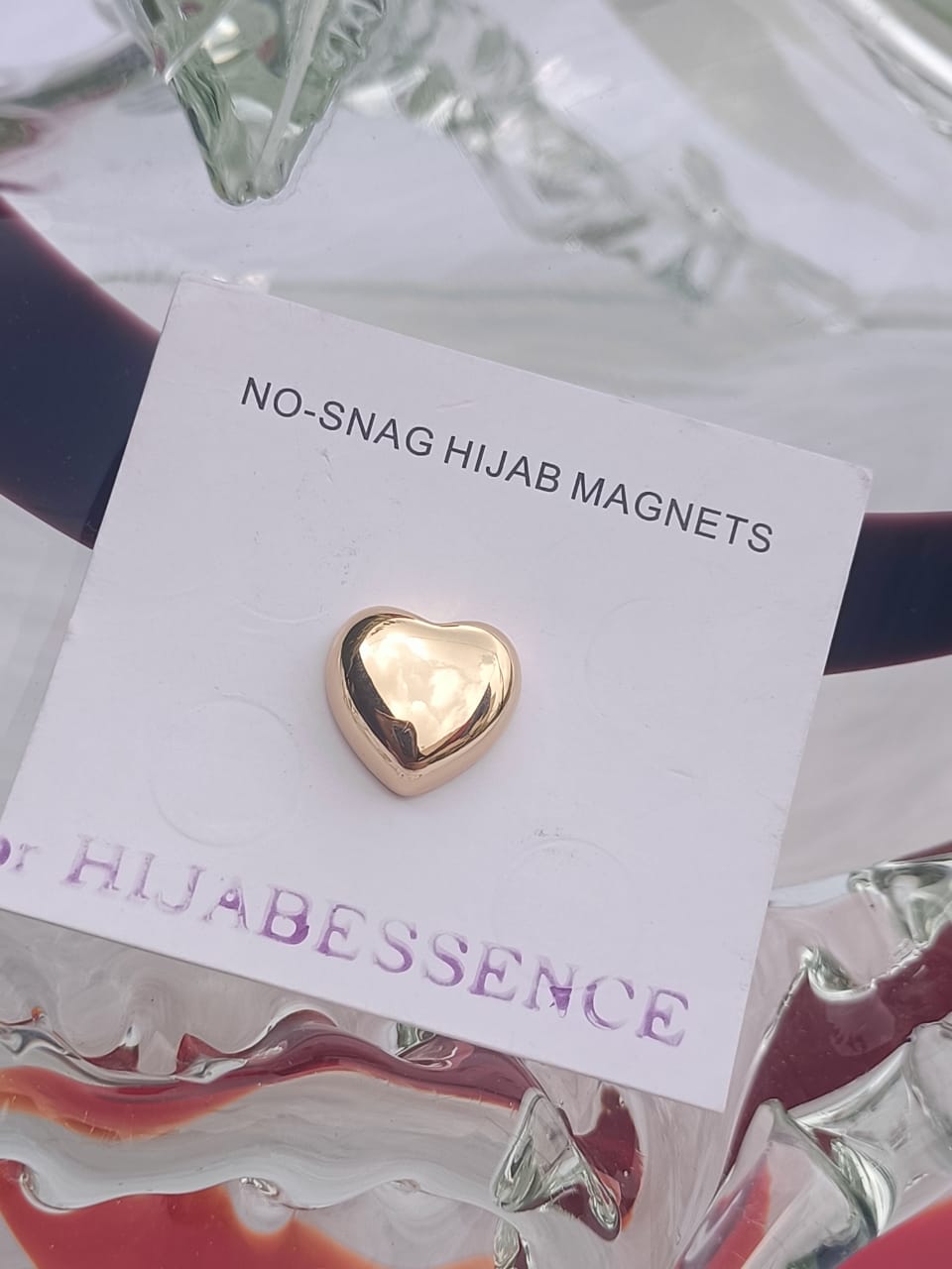 NO SNAG MAGNETIC PIN - GOLD HEART