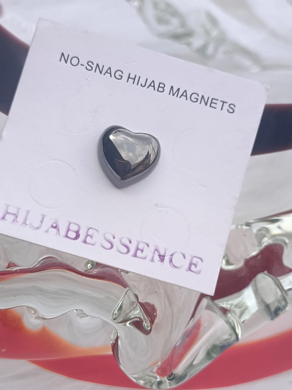 NO SNAG MAGNETIC PIN - BLACK HEART