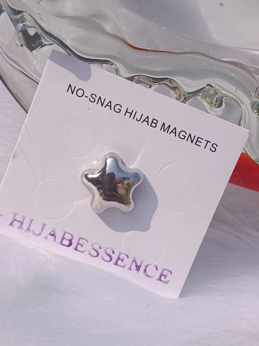NO SNAG MAGNETIC PIN -SILVER STAR SHAPED
