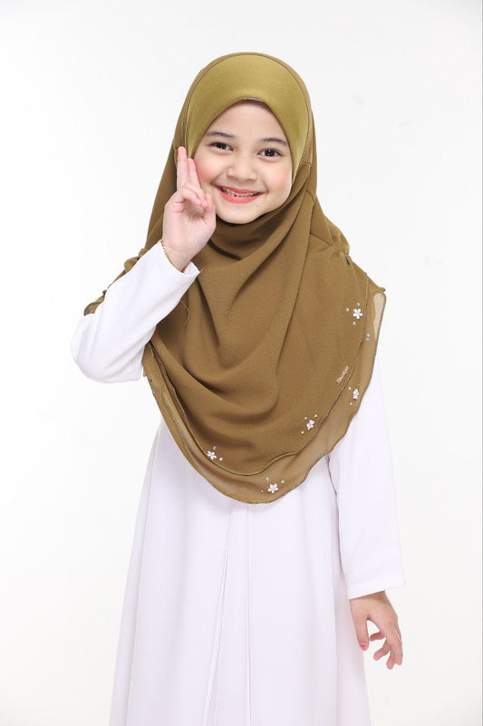 MEHANDI GREEN MAISHA KIDS SCARF