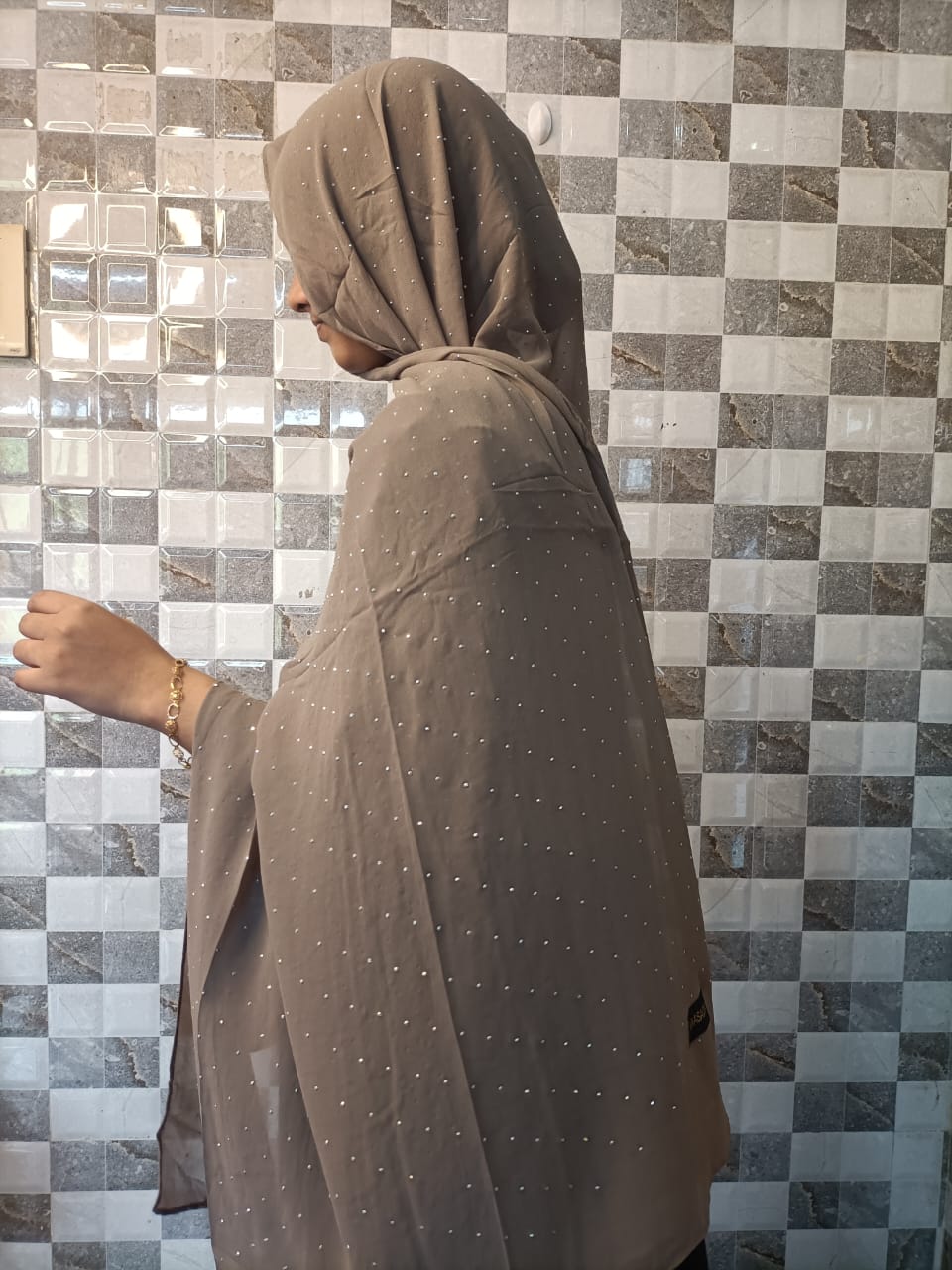 GREY SABA HIJAB