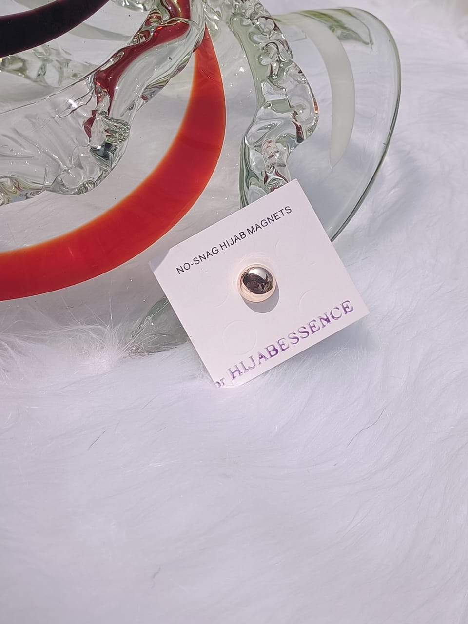NO SNAG MAGNETIC PIN - GOLD ROUND